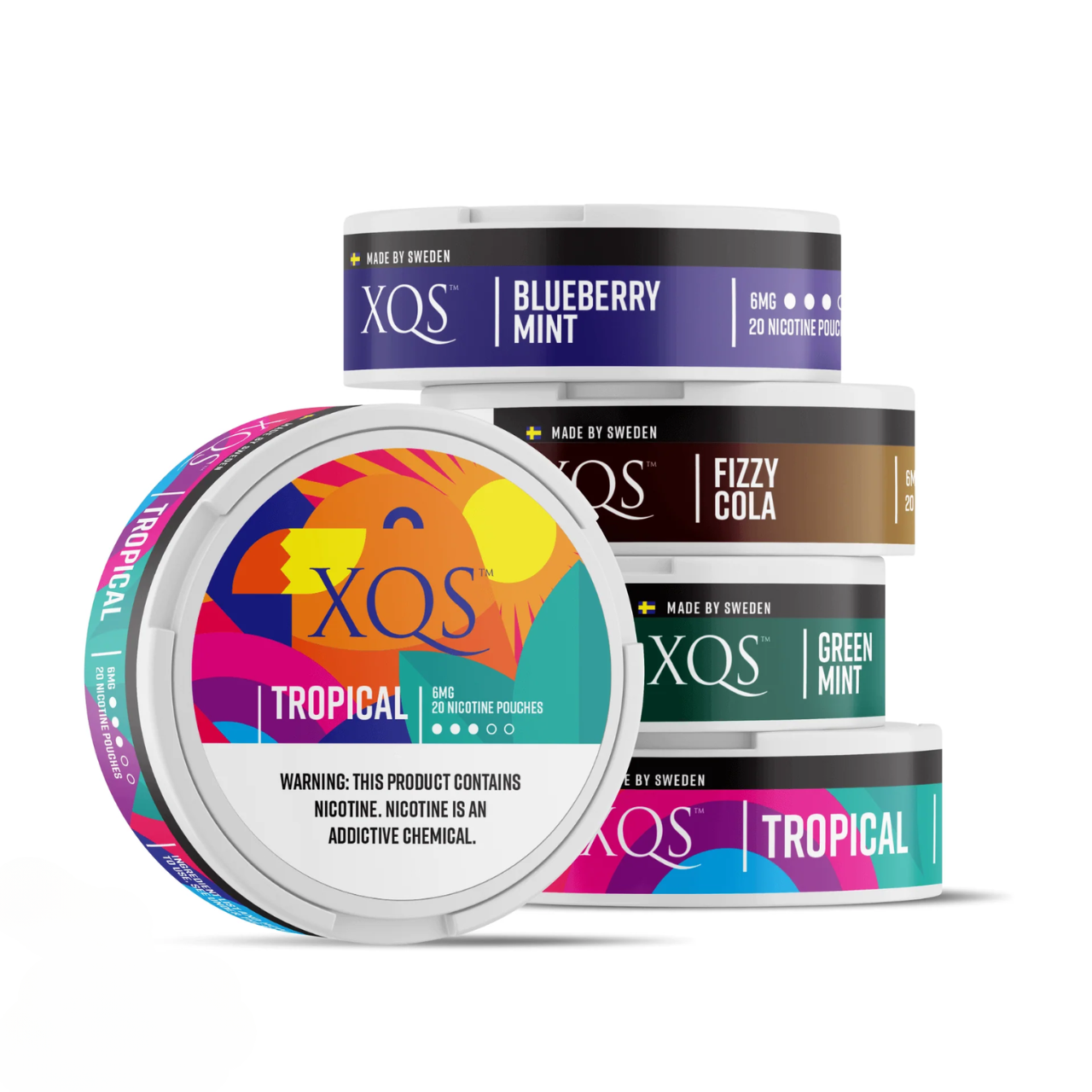 XQS POUCHES 6MG